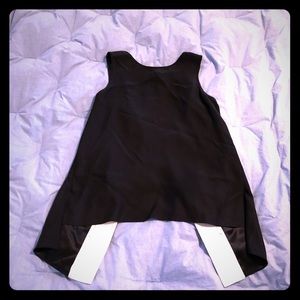 Size S Black tank for a night out